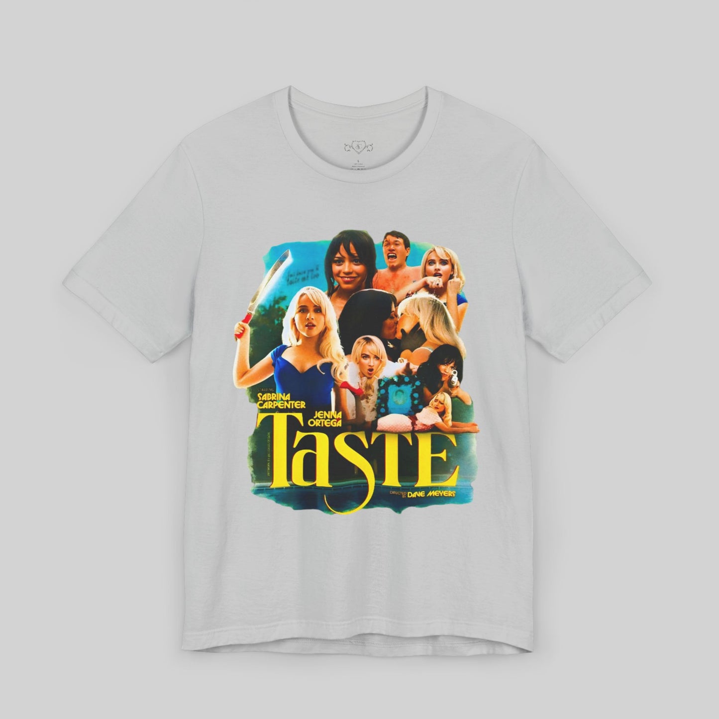 Retro Graphic Tee with 'Taste' Design for Movie Lovers - Sabrina Carpenter Merch