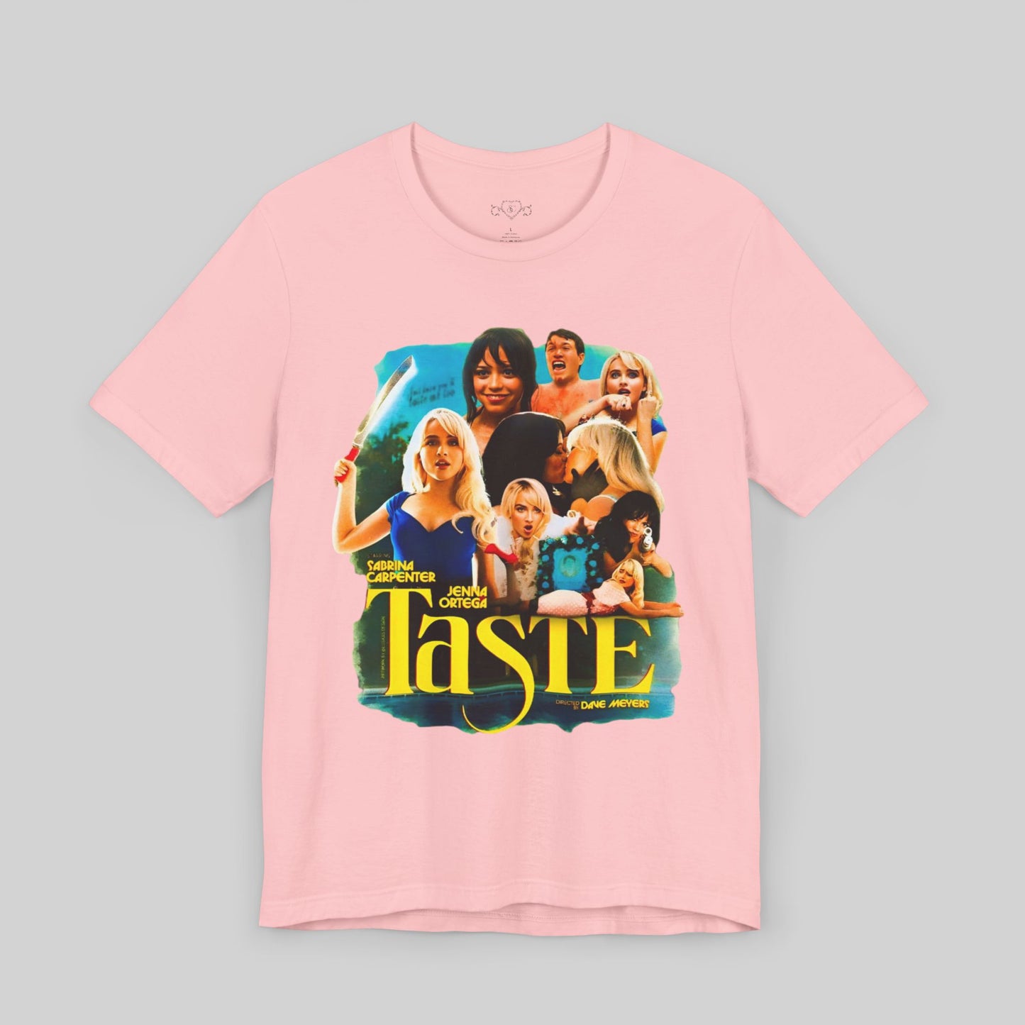 Retro Graphic Tee with 'Taste' Design for Movie Lovers - Sabrina Carpenter Merch