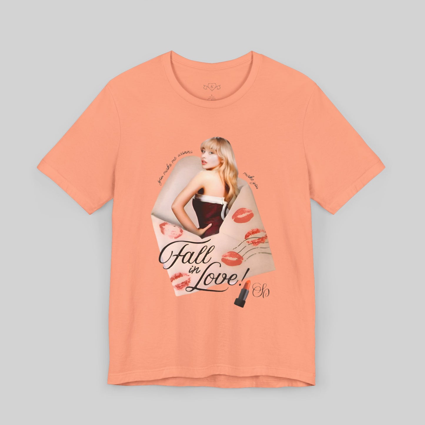 Sabrina Carpenter Merch Fall in Love T-Shirt
