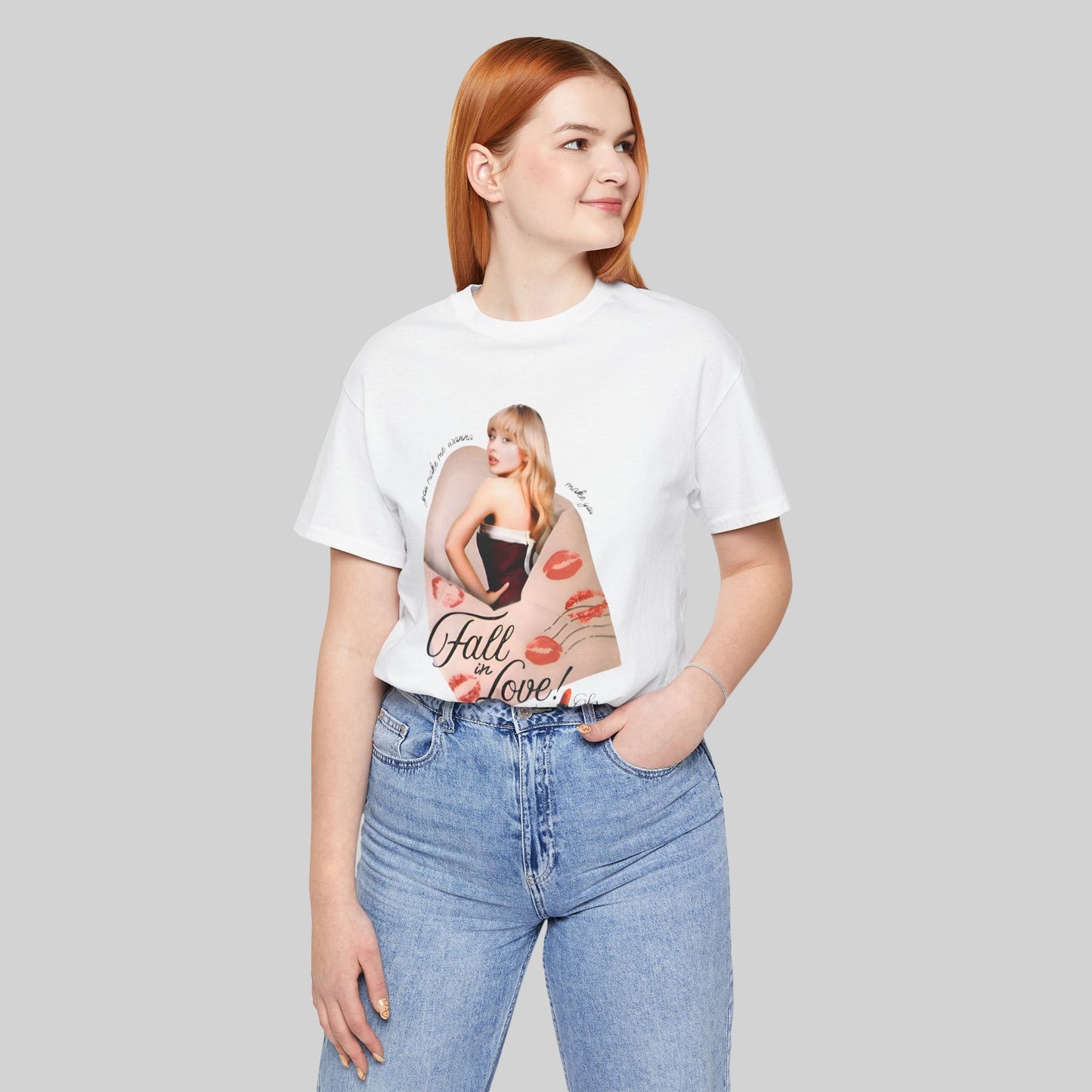 Sabrina Carpenter Merch Fall in Love T-Shirt