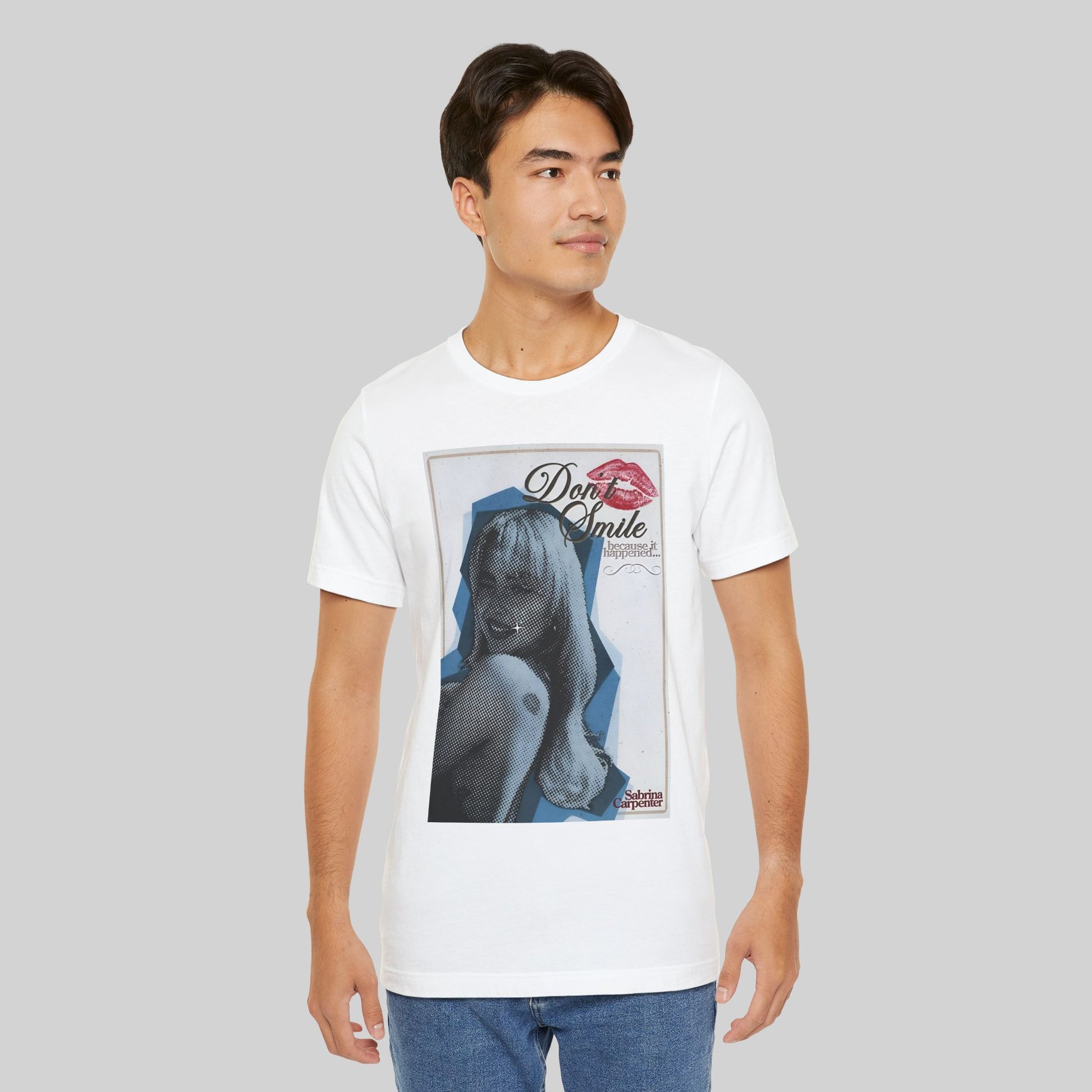 Retro Graphic Tee - 'Don't Smile' Vintage Design - Sabrina Carpenter Merch