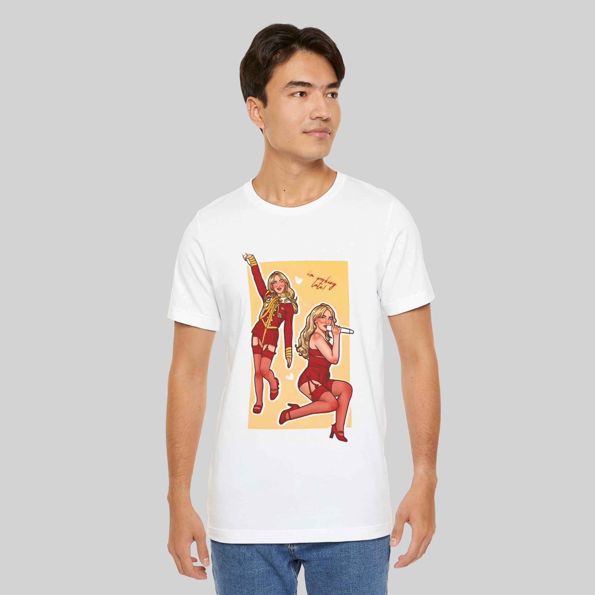 Sabrina Carpenter Unisex Jersey Short Sleeve Tee - Sabrina Carpenter Merch