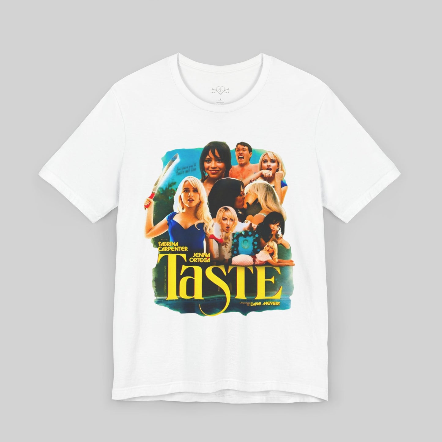 Retro Graphic Tee with 'Taste' Design for Movie Lovers - Sabrina Carpenter Merch