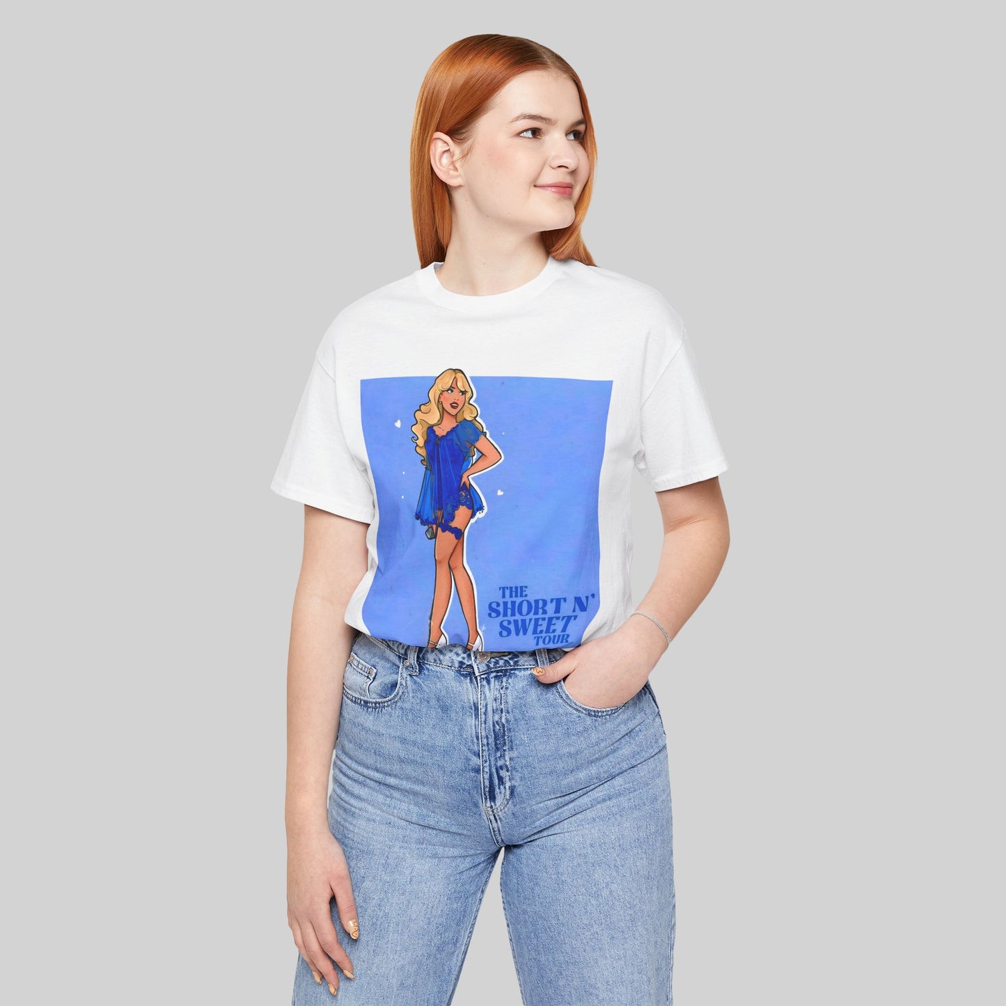 The Short N' Sweet Tour Graphic T-Shirt - Sabrina Carpenter Merch