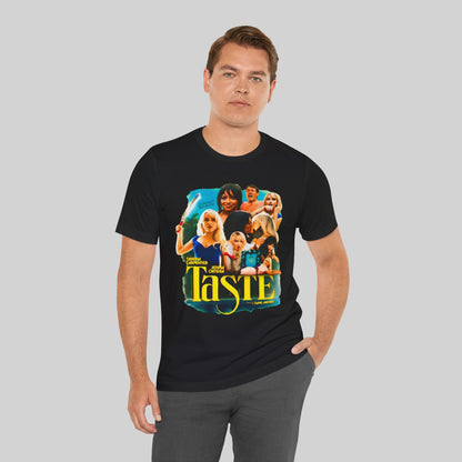 Retro Graphic Tee with 'Taste' Design for Movie Lovers - Sabrina Carpenter Merch