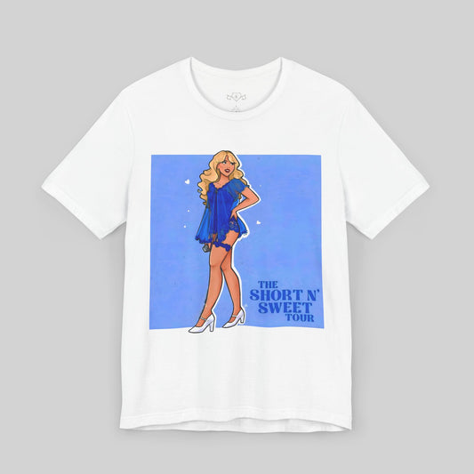 The Short N' Sweet Tour Graphic T-Shirt - Sabrina Carpenter Merch