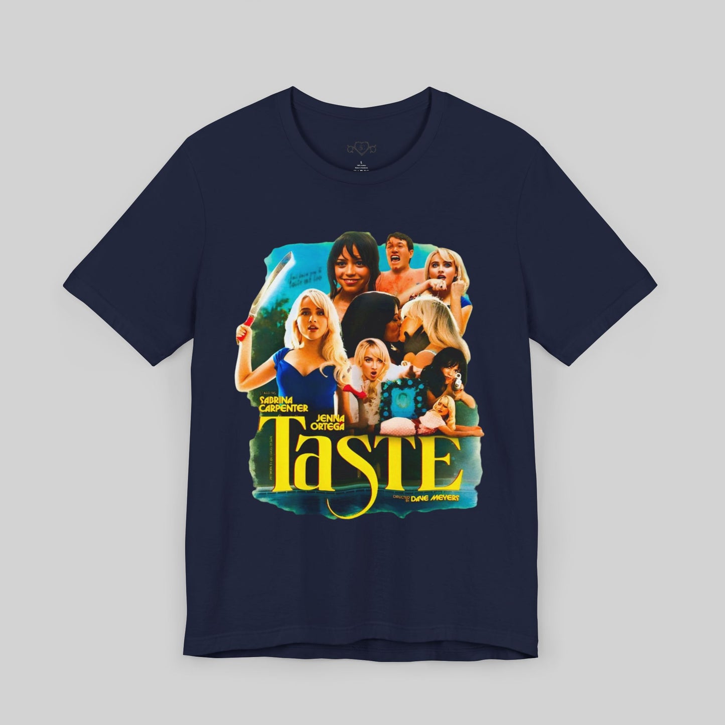 Retro Graphic Tee with 'Taste' Design for Movie Lovers - Sabrina Carpenter Merch