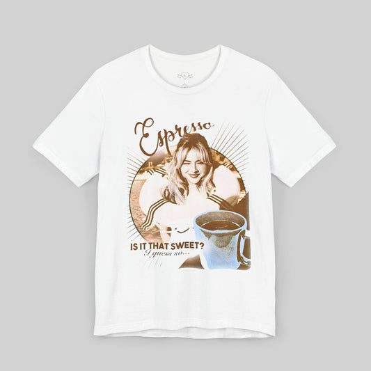 Espresso Lover Unisex Tee - Retro Coffee Graphic T-Shirt - Sabrina Carpenter Merch