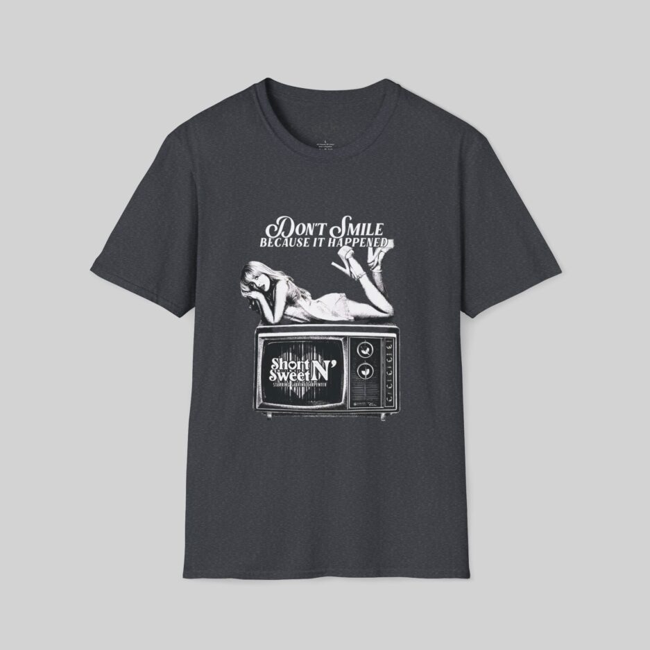 Don't Smile TV Graphic Unisex Softstyle T-Shirt - Sabrina Carpenter Merch