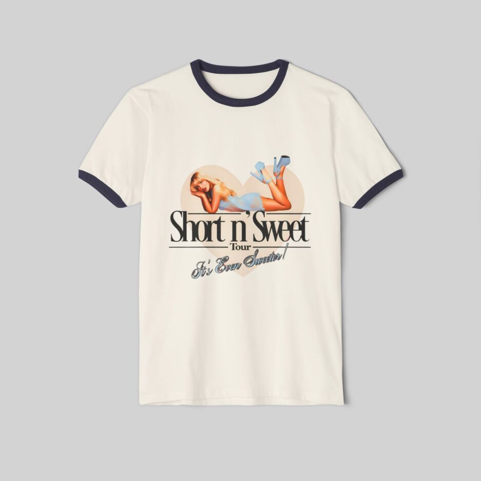 Retro Tour T-Shirt - Short n’ Sweet Style - Sabrina Carpenter Merch