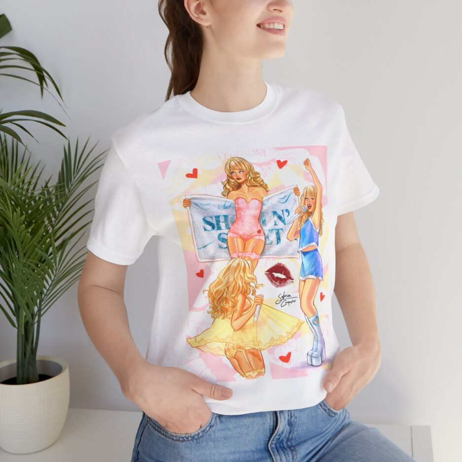 Sabrina Carpenter Cute & Flirty Merch T-Shirt
