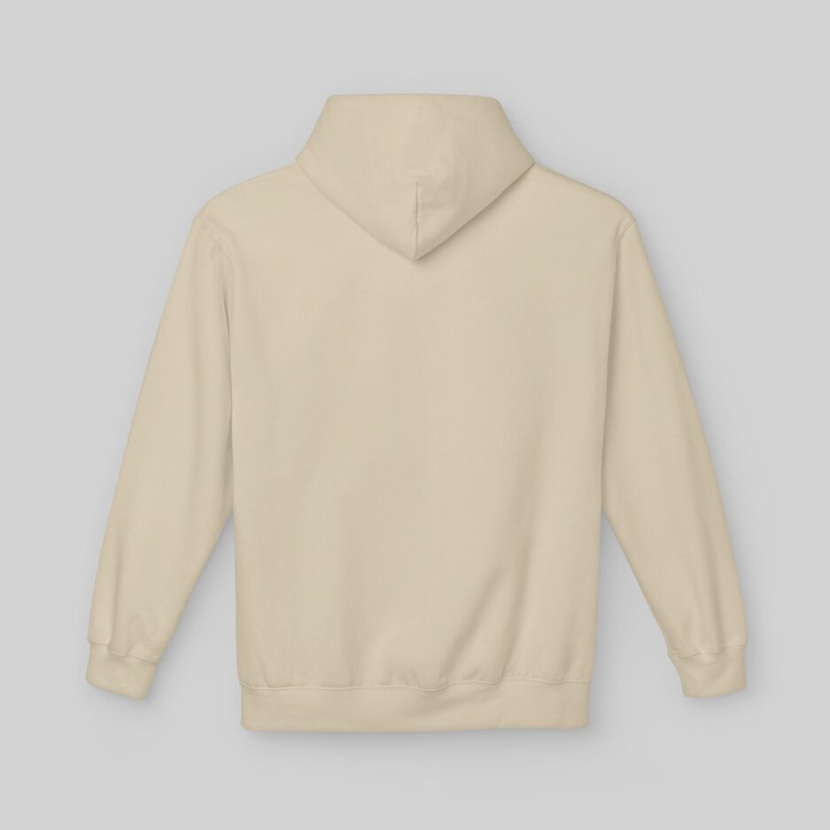 Beige Sabrina Carpenter Espresso Lover Hoodie on a light gray background
