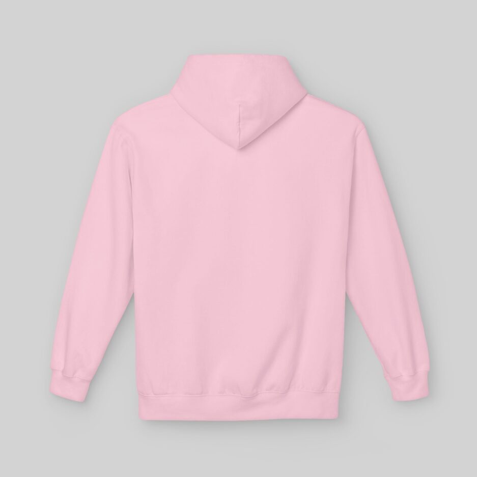 Pink Sabrina Carpenter Espresso Lover Hoodie on a gray background