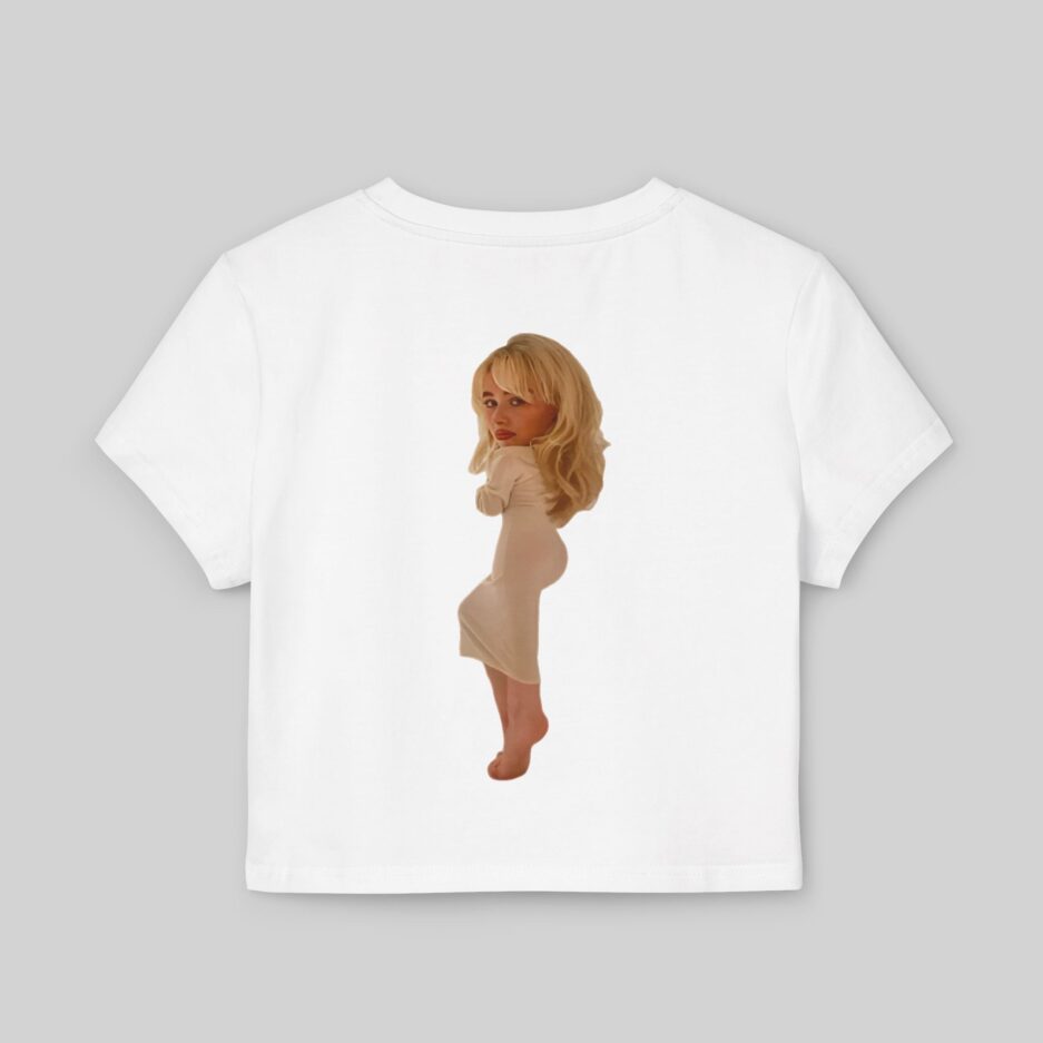 Sabrina Carpenter Merch Baby Crop Top T-Shirt