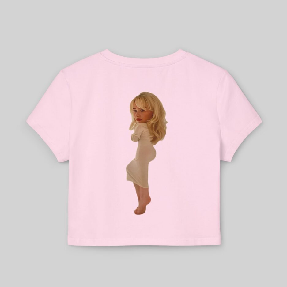 Sabrina Carpenter Merch Baby Crop Top T-Shirt