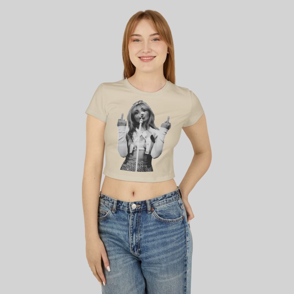 Sabrina Carpenter Merch Baby Crop Top T-Shirt