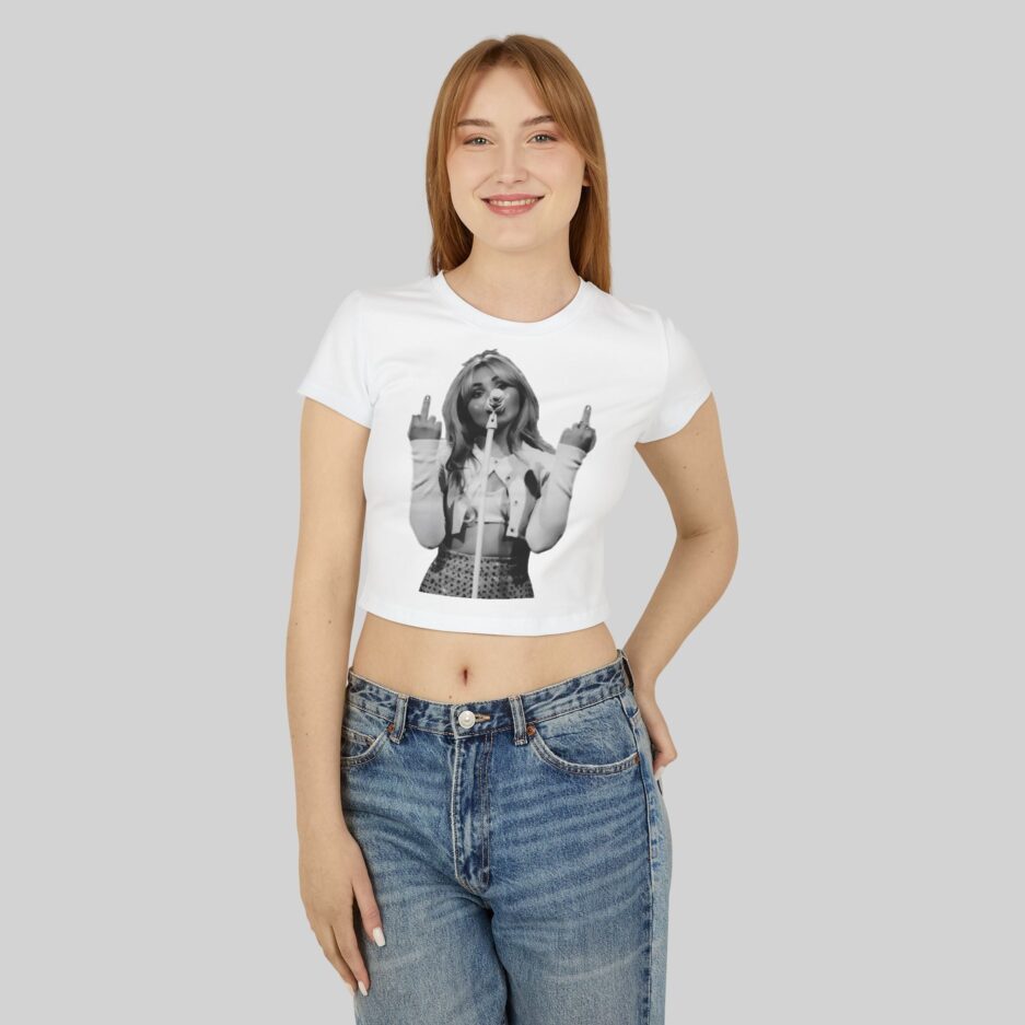 Sabrina Carpenter Merch Baby Crop Top T-Shirt