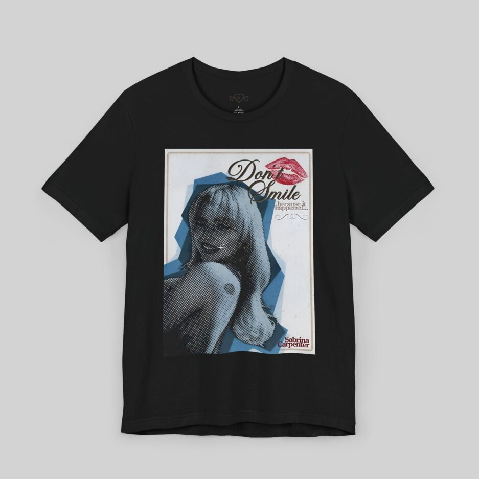 Sabrina Carpenter Merch Don't Smile Graphic T-Shirt