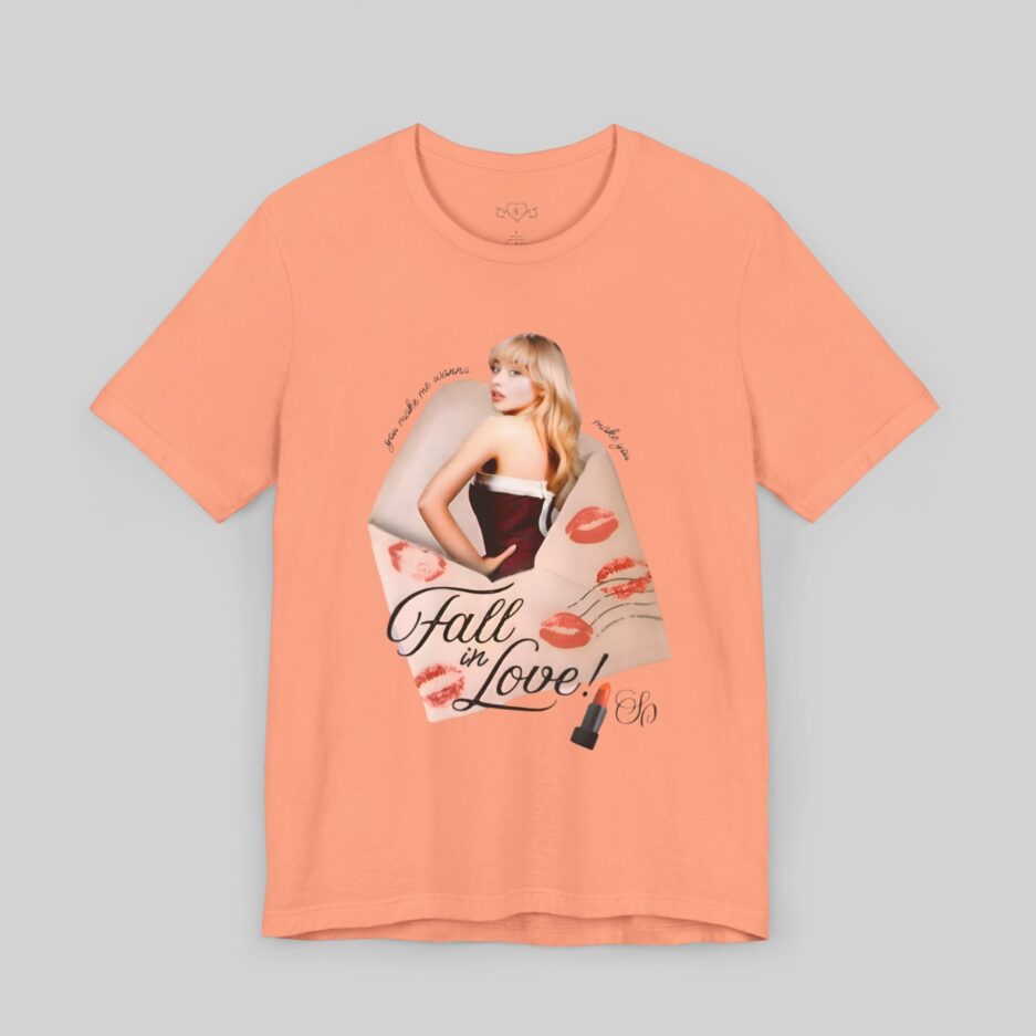 Sabrina Carpenter Merch Fall in Love T-Shirt