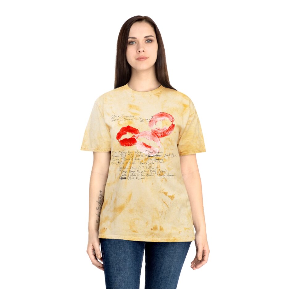 Sabrina Carpenter Merch Lyrics Lip T-Shirt
