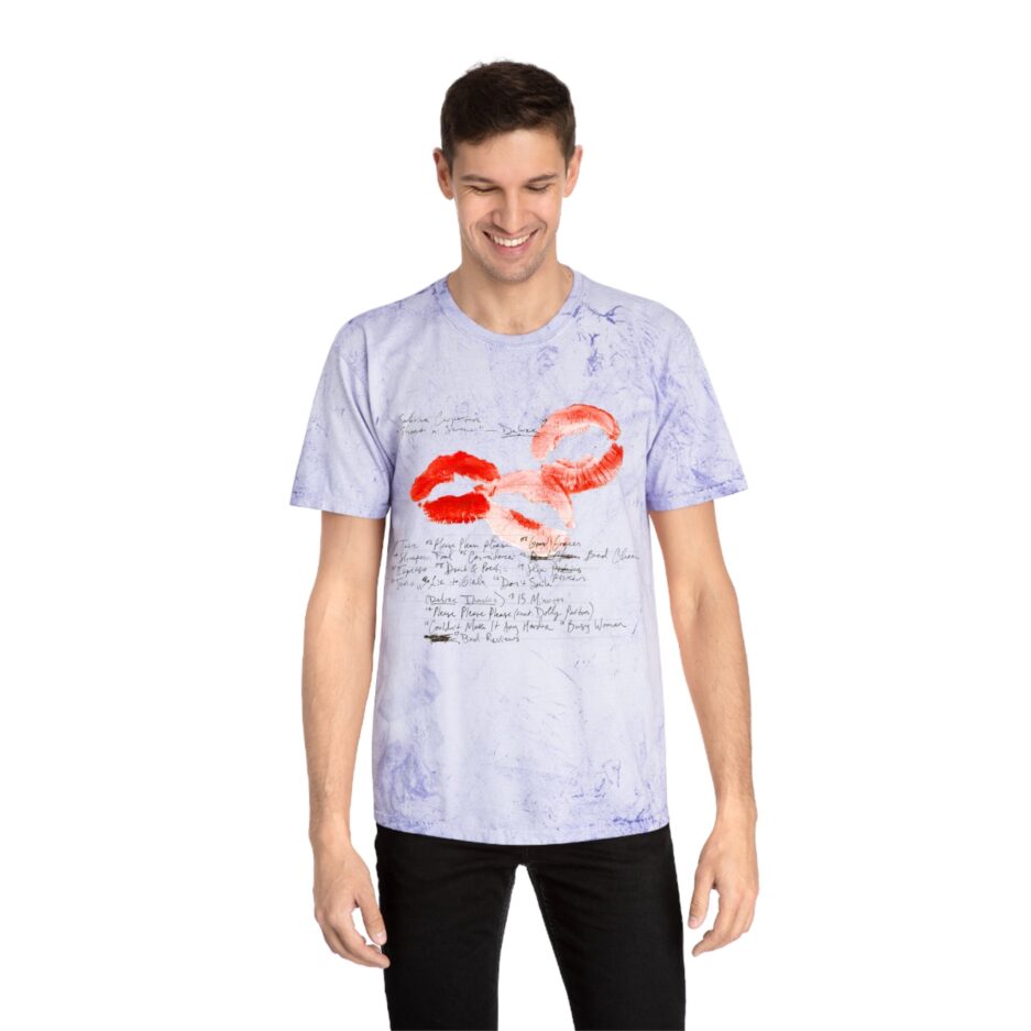 Sabrina Carpenter Merch Lyrics Lip T-Shirt