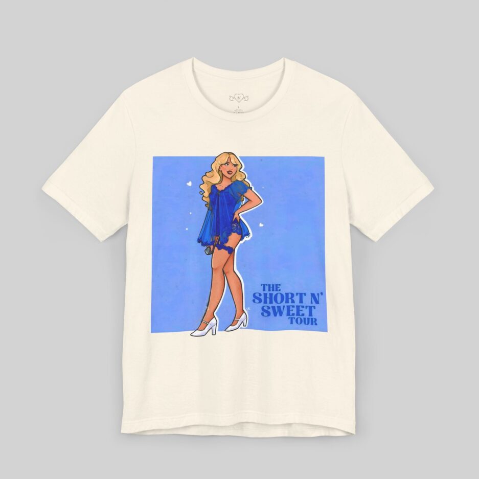 The Short N' Sweet Tour Graphic T-Shirt - Sabrina Carpenter Merch